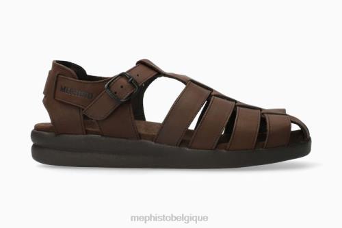 des sandales Mephisto sam marron foncé Hommes X826559