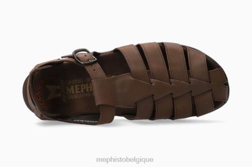 des sandales Mephisto sam marron foncé Hommes X826559