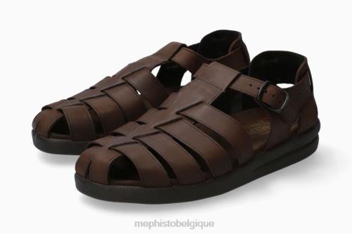 des sandales Mephisto sam marron foncé Hommes X826559