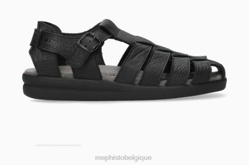des sandales Mephisto sam noir Hommes X826561