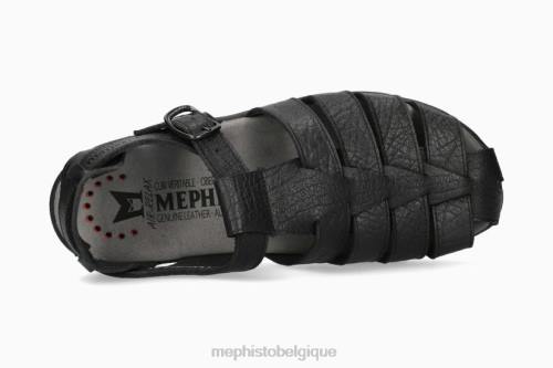 des sandales Mephisto sam noir Hommes X826561