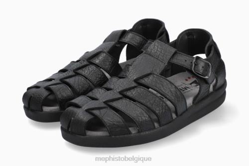 des sandales Mephisto sam noir Hommes X826561