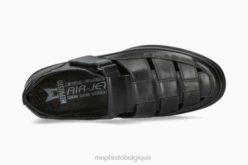 des sandales Mephisto tarek noir Hommes X826642