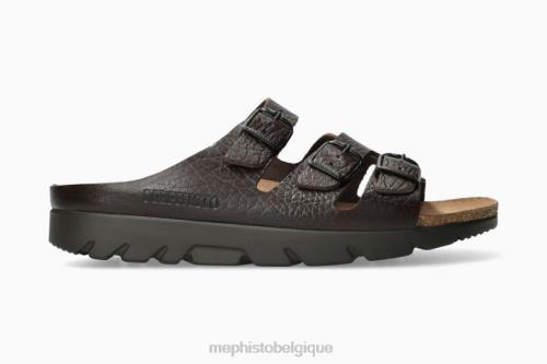 des sandales Mephisto zach en forme. marron foncé Hommes X826569