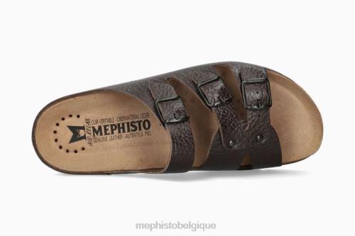 des sandales Mephisto zach en forme. marron foncé Hommes X826569