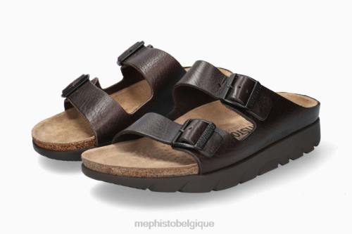 des sandales Mephisto zonder marron foncé Hommes X826571