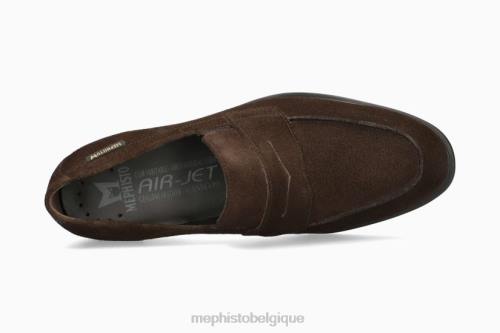 slip-on Mephisto kurtis marron foncé Hommes X826541