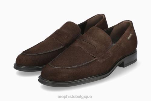 slip-on Mephisto kurtis marron foncé Hommes X826541